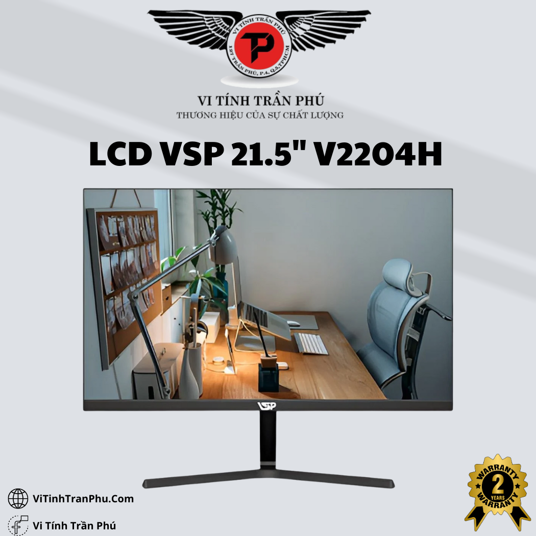 Màn hình phẳng LED VSP 22inch tràn viền V2204H